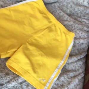 I am selling yellow sport shorts